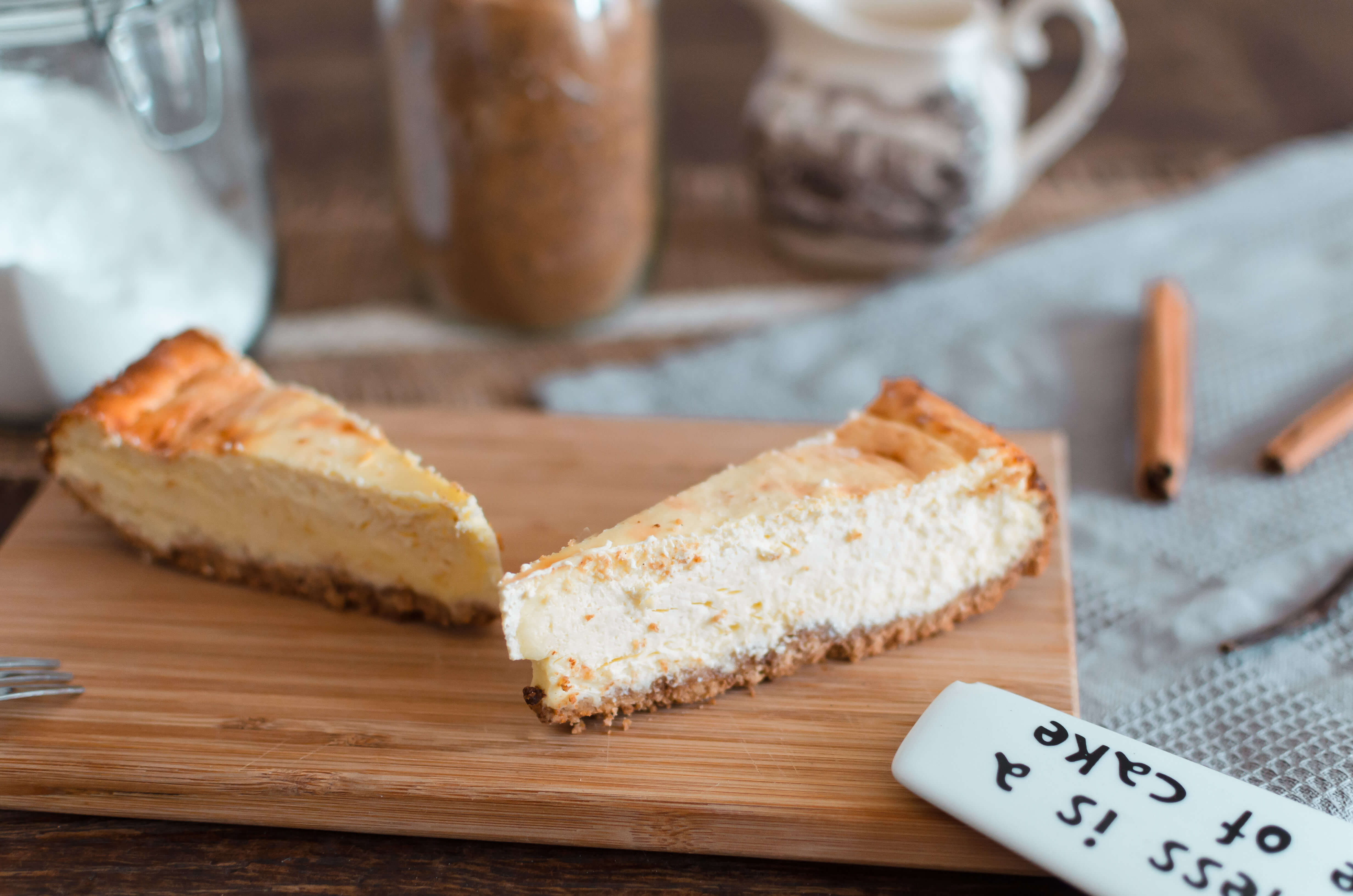 New York Cheesecake: Nahaufnahme