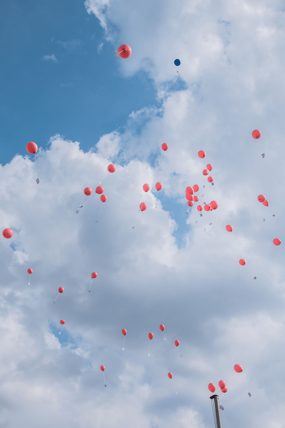 Hochzeit mit Reisemotto: Ballons3