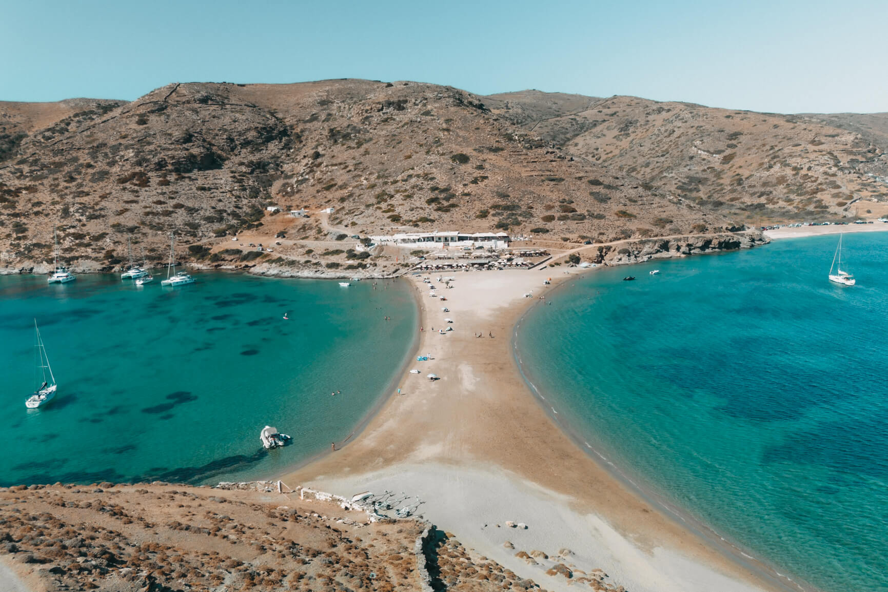 Segeltörn in den Kykladen – Kolona Beach (Kythnos)