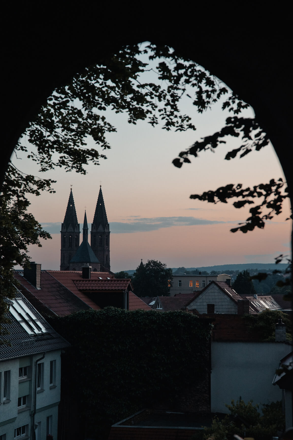 Slow Travel in Thüringen: Abendstimmung in Heilbad Heiligenstadt