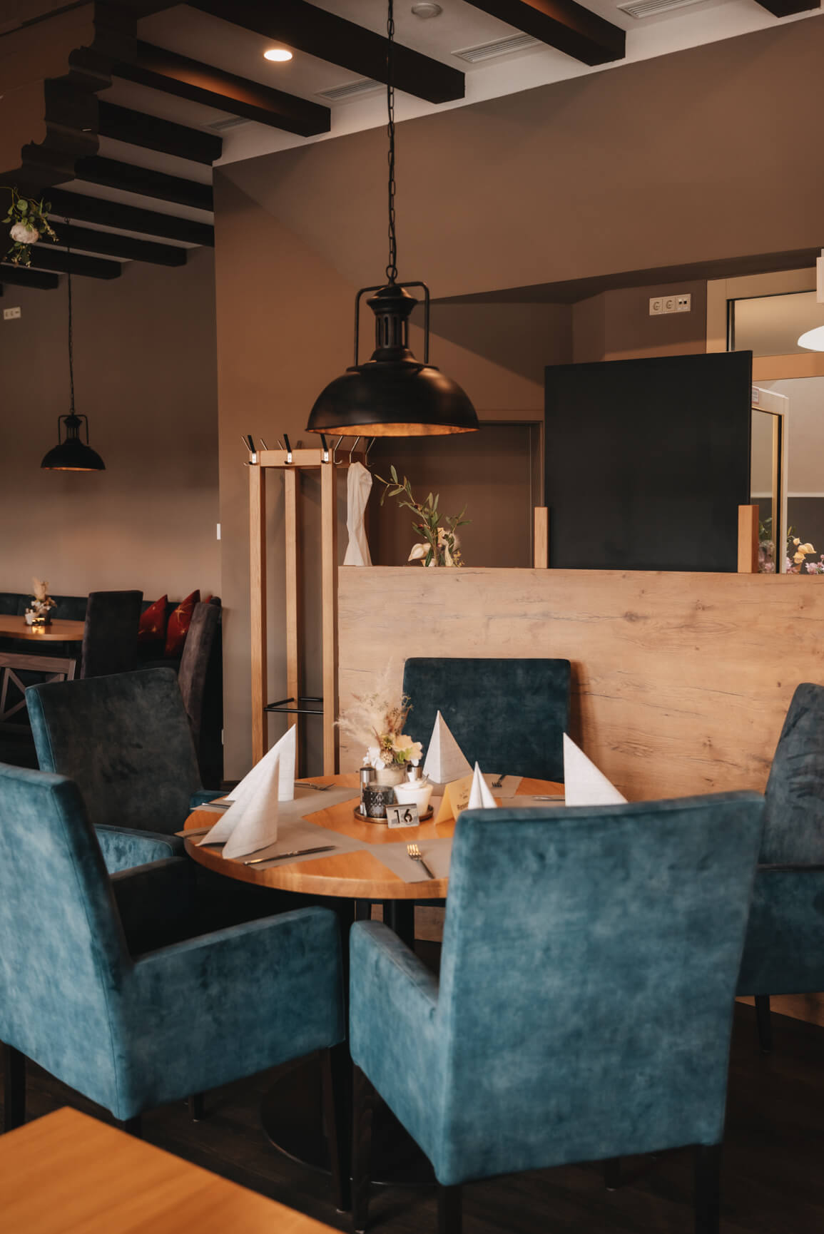 Das Restaurant Sole & Bohne im Gradierwerk in Bad Salzungen