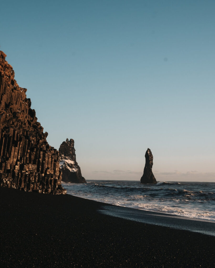 Island im Winter: Reynisfjara