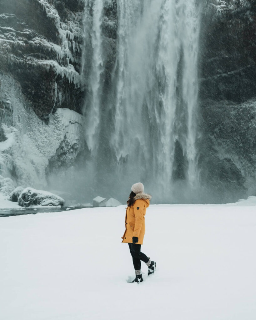 Skogafoss im Winter 2024