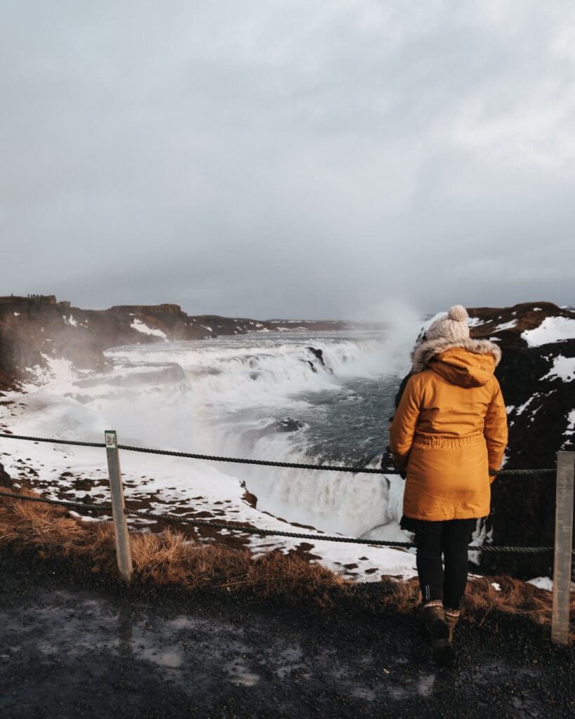 Blick auf den Gullfoss