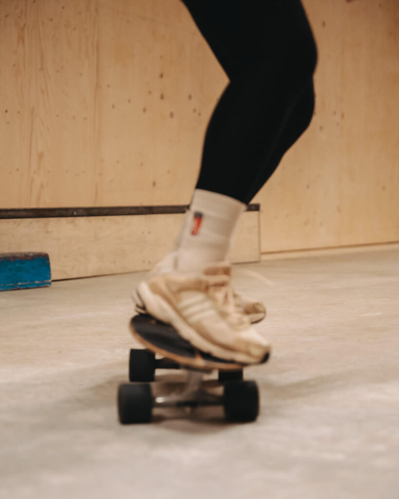 Skateboard-Stund in der Freestyle Academy