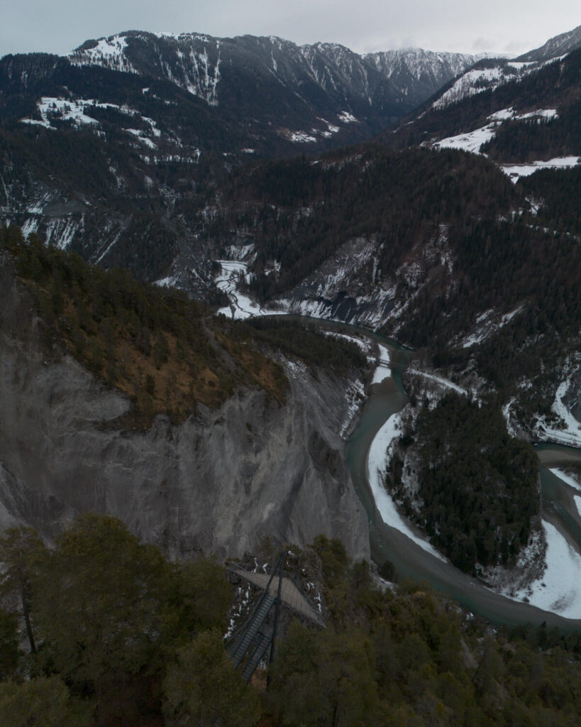 Blick in die Rheinschlucht