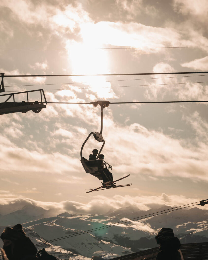 Lift im Skiegebiet Laax