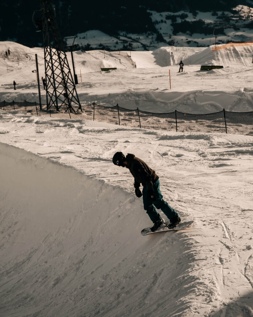 Freestyle im Skiegebiet Laax