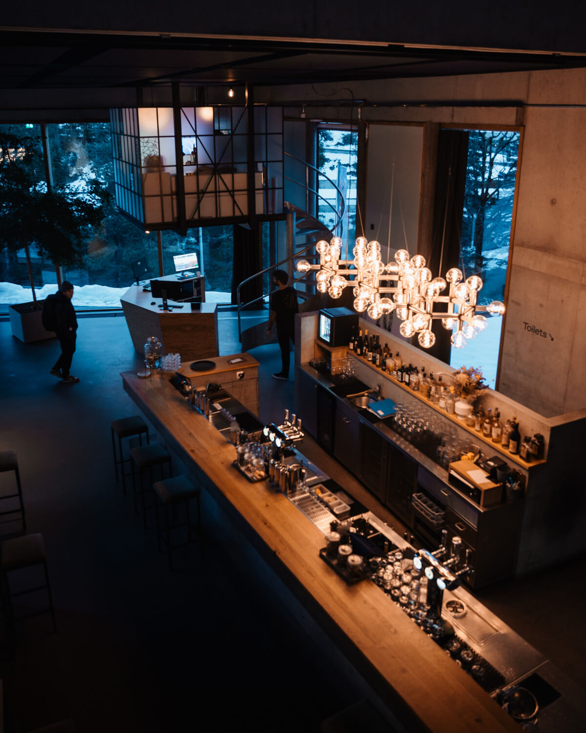 Die Bar beim Riders Restaurant