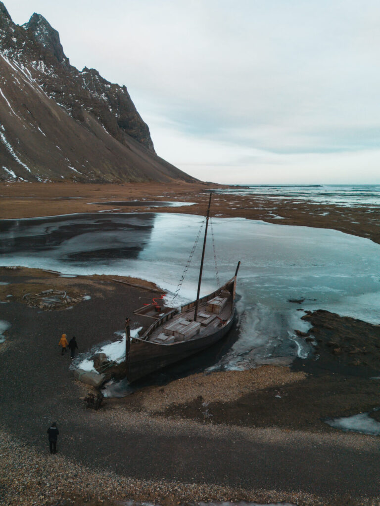 Islands Viking Village von oben