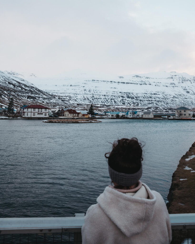 Island im Winter: Seyðisfjörður