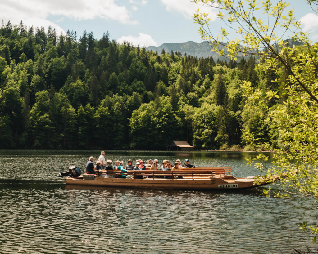 Mit der Plätte über den Toplitzsee