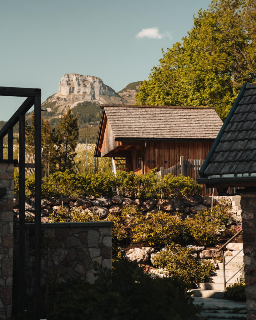 Der Garten im Schmiedgut in Bad Aussee