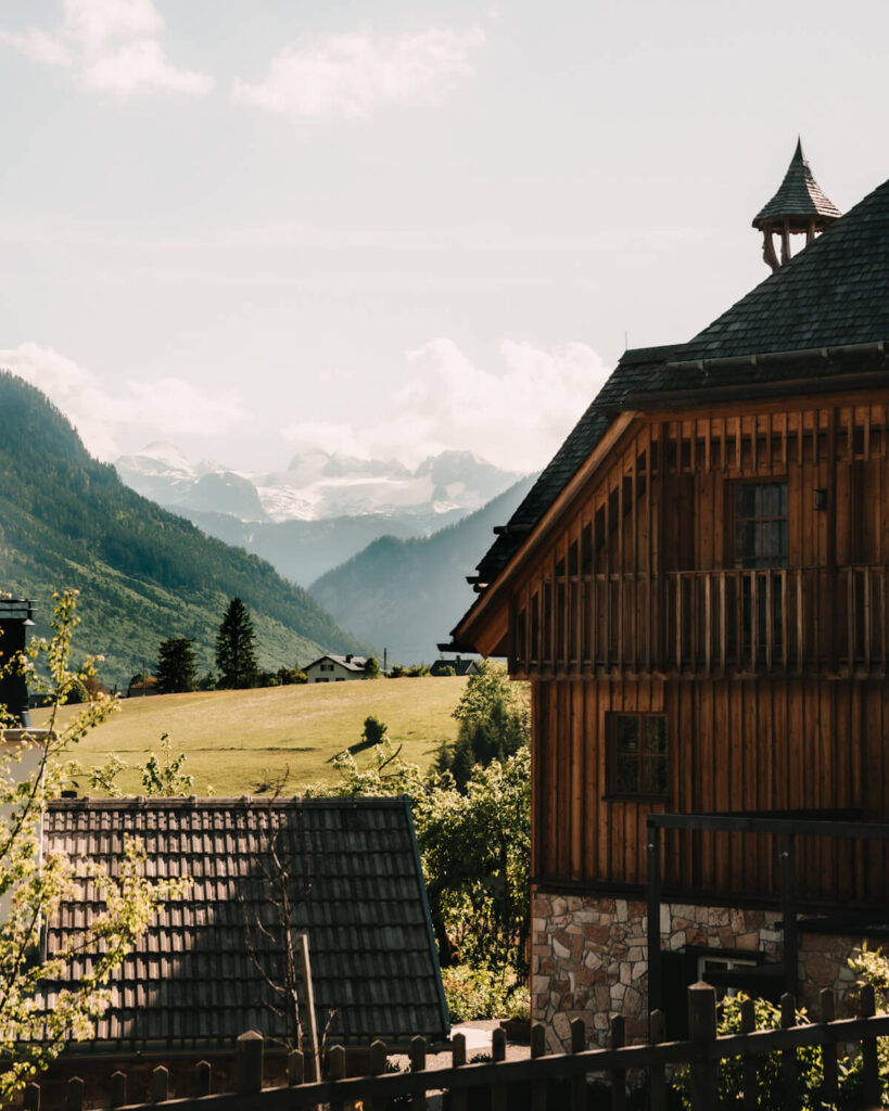 Ausblick vom Schmiedgut in Bad Aussee