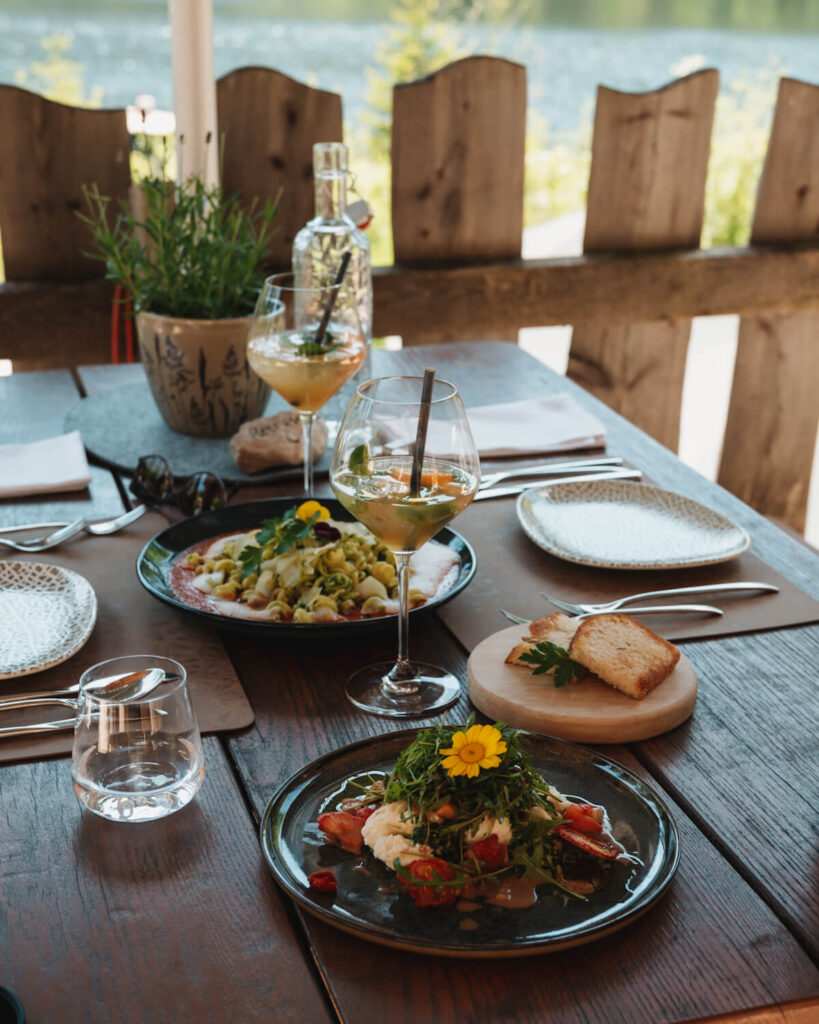 Lunch im "Genuss am See" am Ödensee