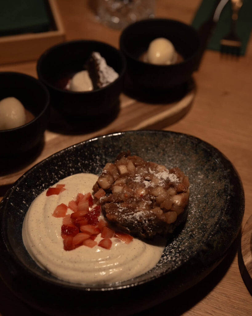 Wirtschaft in Altaussee: Scheiterhaufen (Dessert)