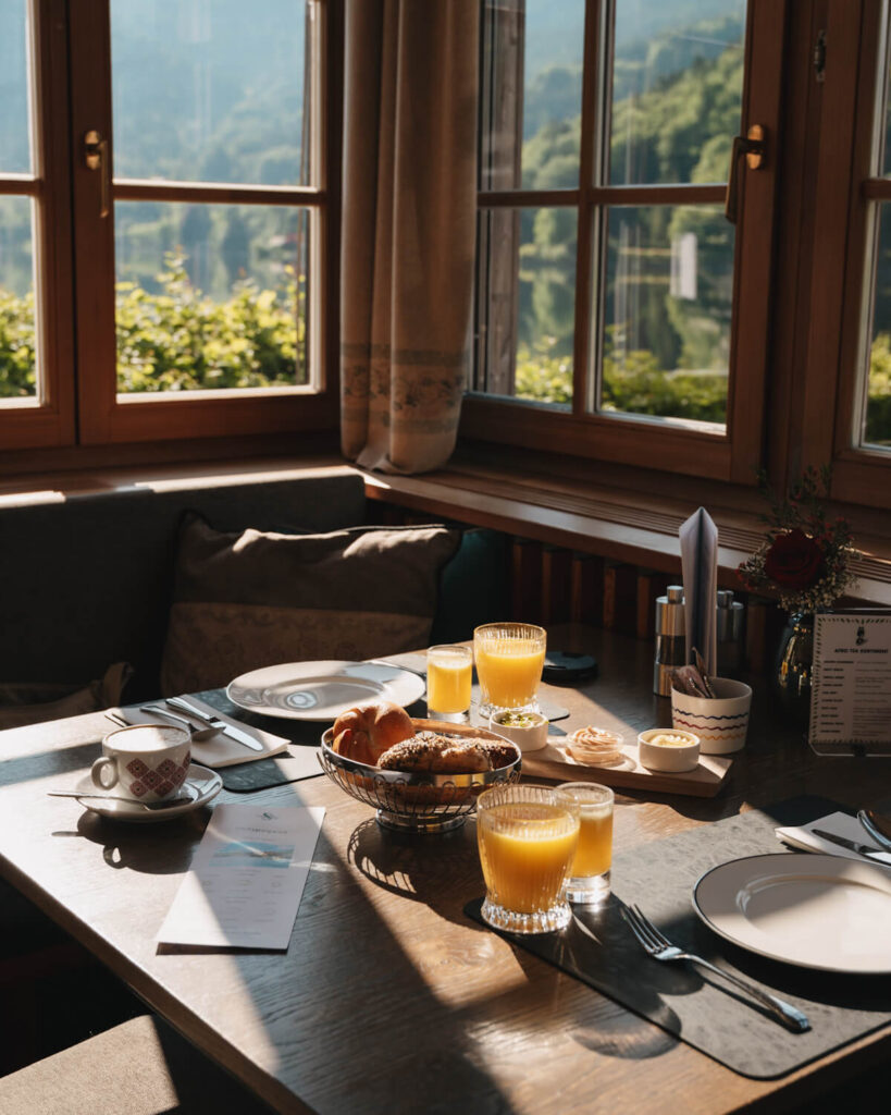 Frühstück im Seehotel am Grundlsee