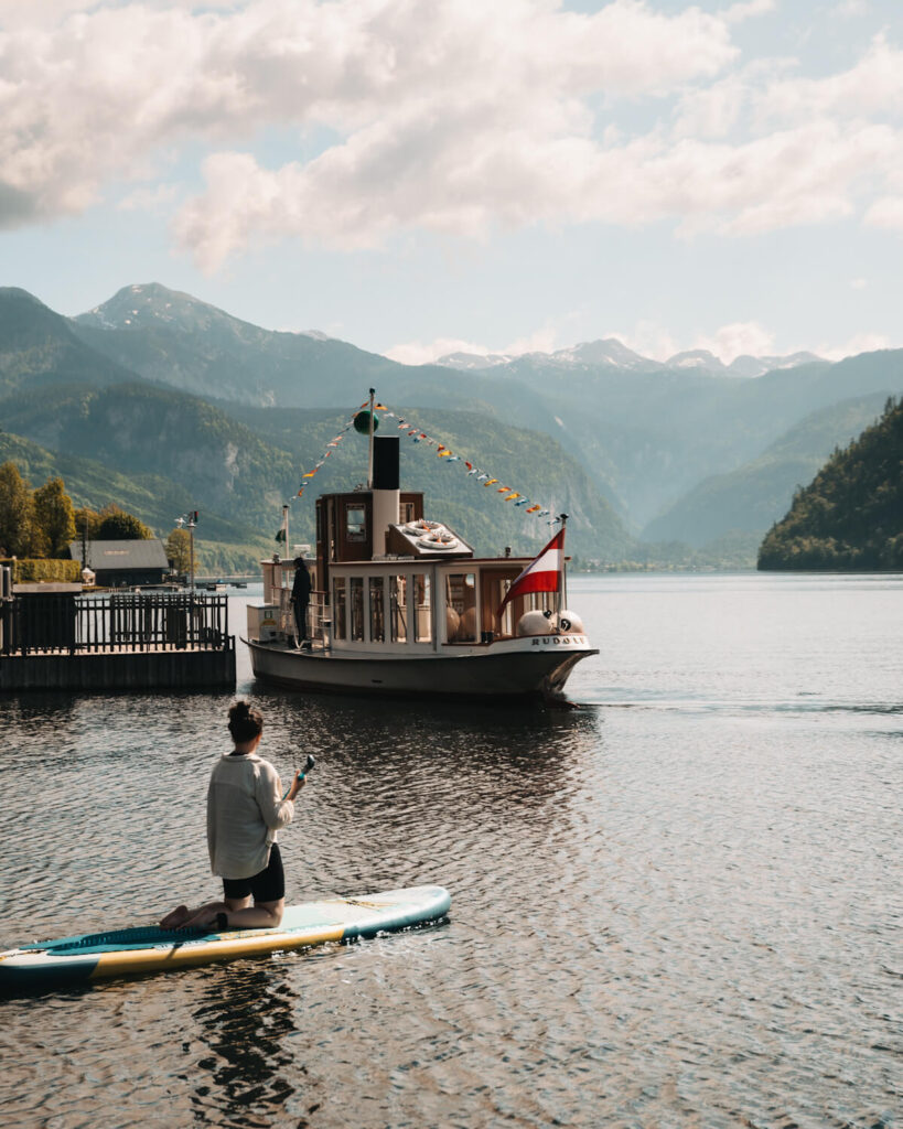 SUP auf dem Grundlsee