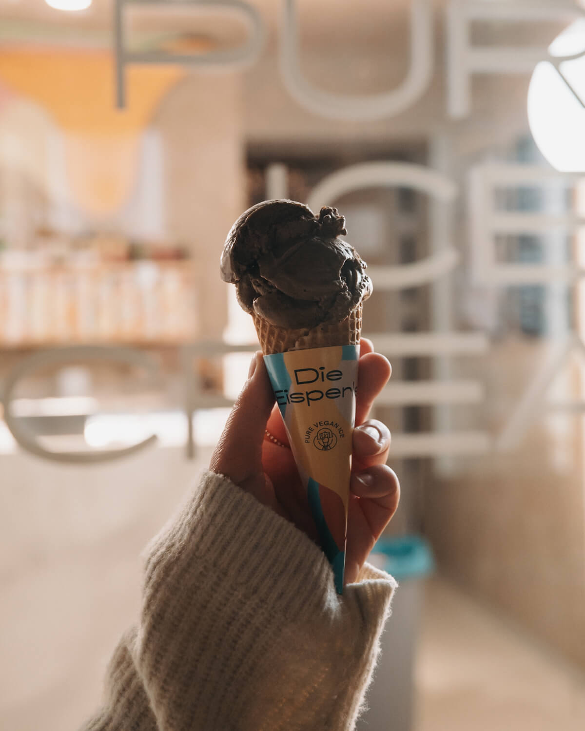 Veganes Eis bei die Eisperle in Graz