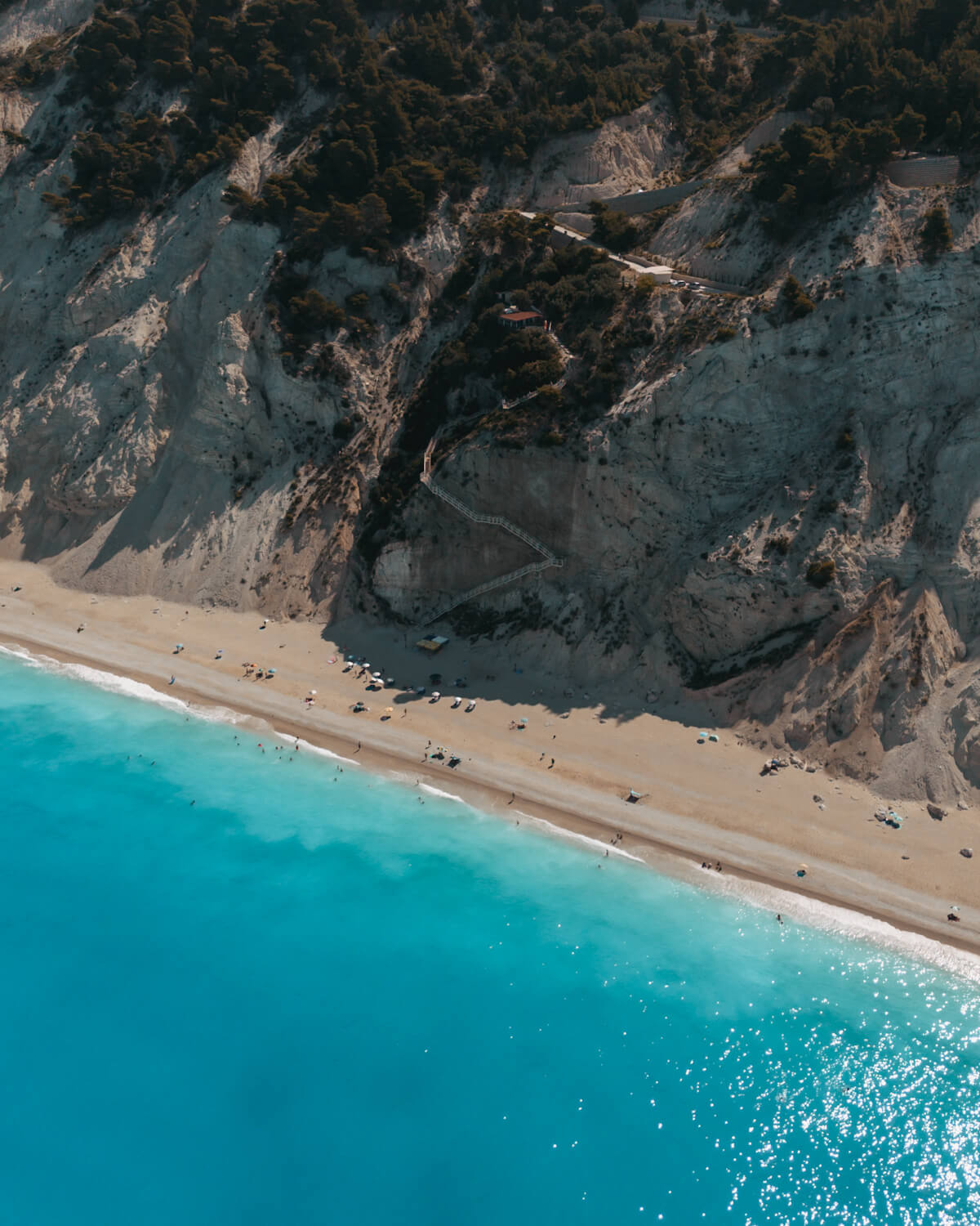 Der Egremni Beach auf Lefkada