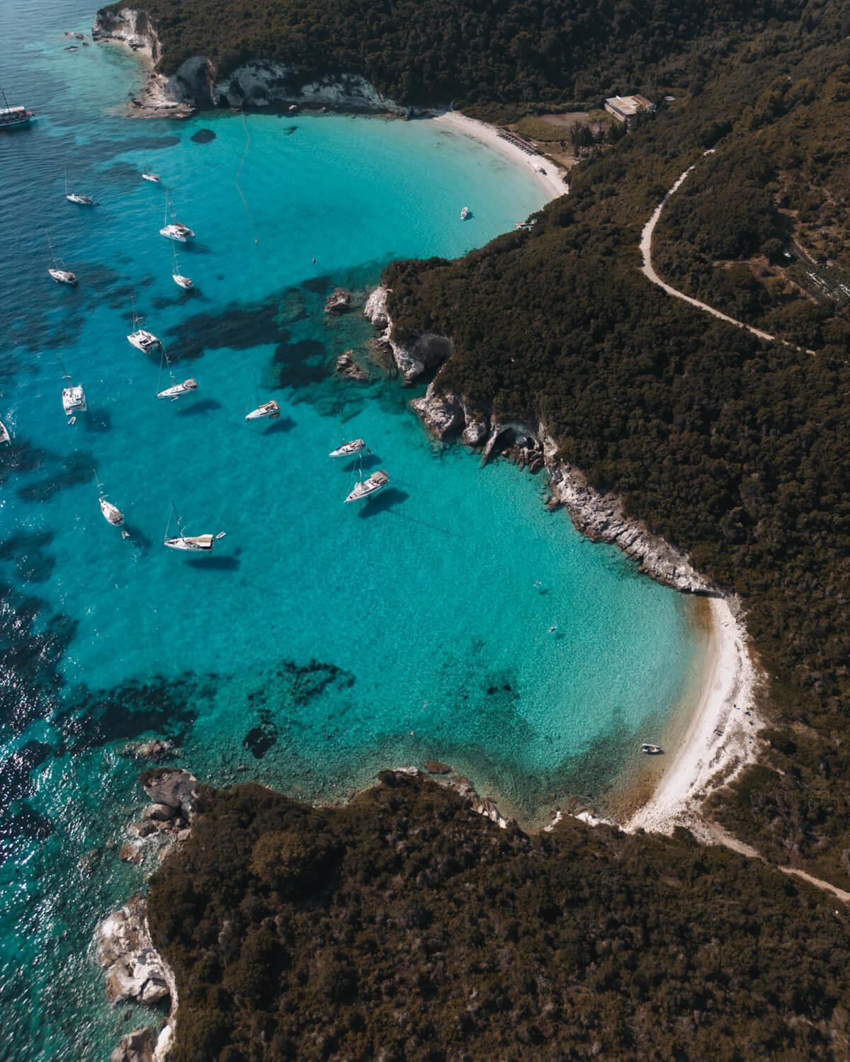 Vrika Beach und Voutoumi Beach auf der Insel Antipaxos
