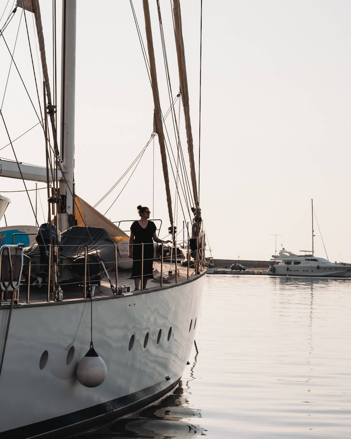 Segeltörn im Ionischen Meer: Morgens in Zakynthos Stadt
