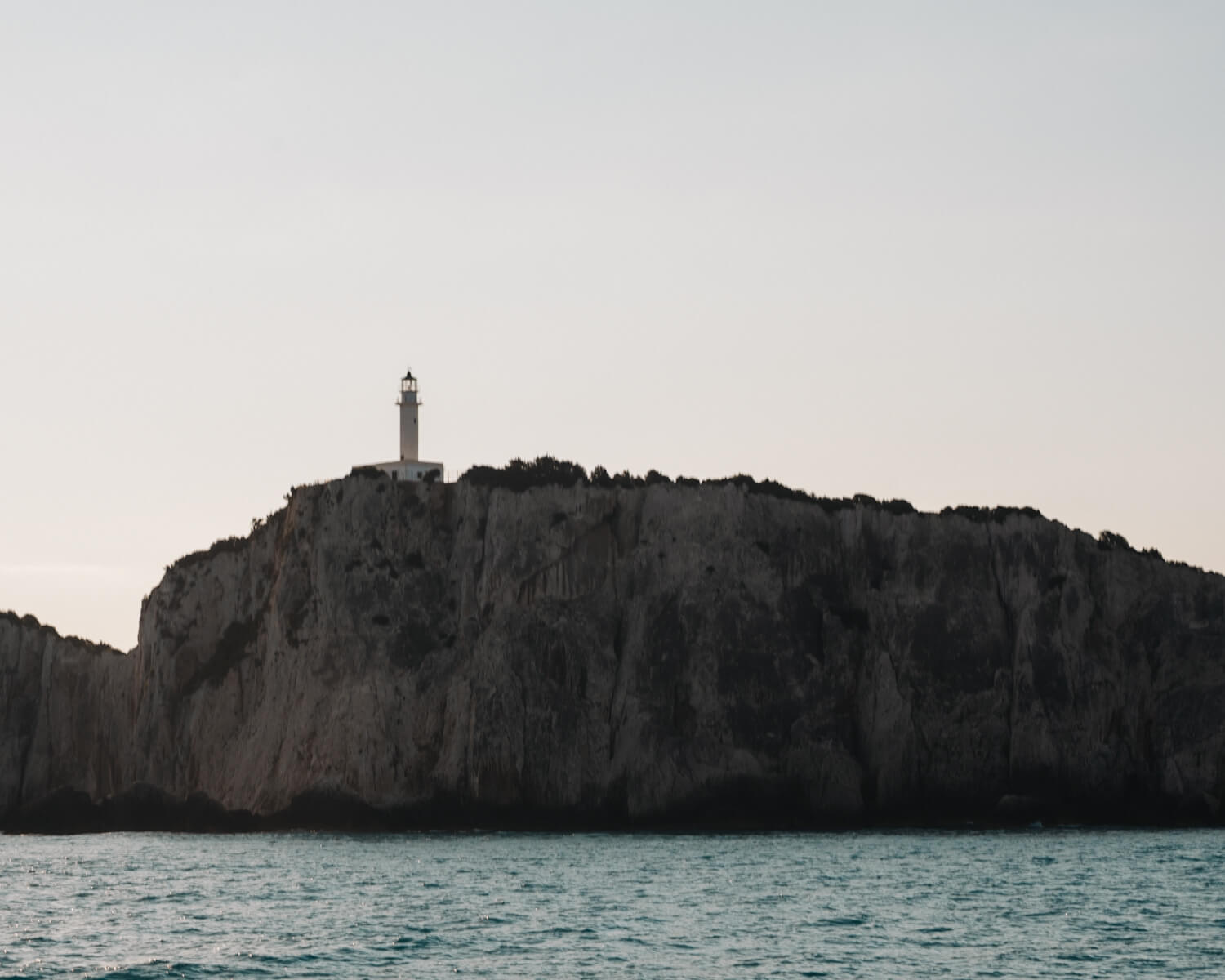 Segeltörn im Ionischen Meer: am Cape Lefkada