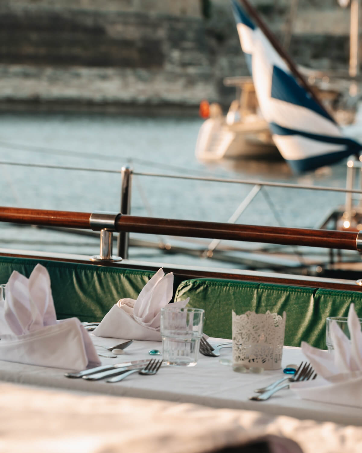 Captains Dinner an Bord der Kairós