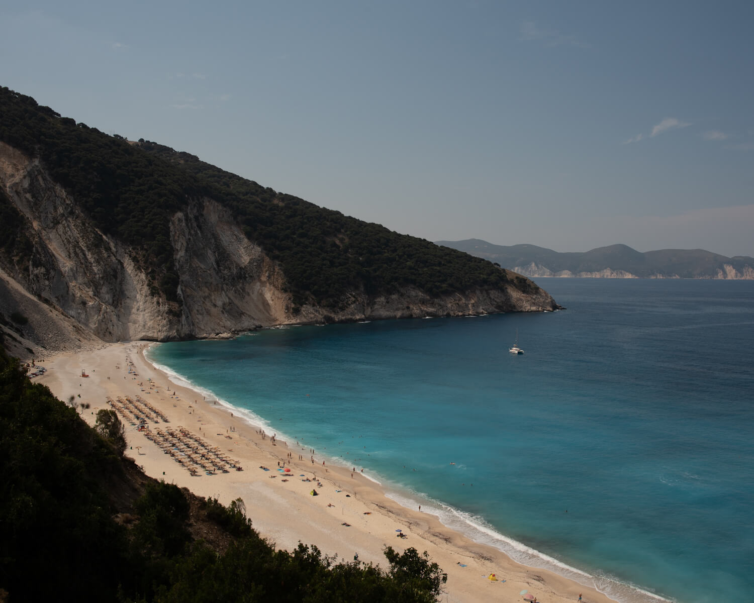 Der Myrtos Beach auf Kefalonia