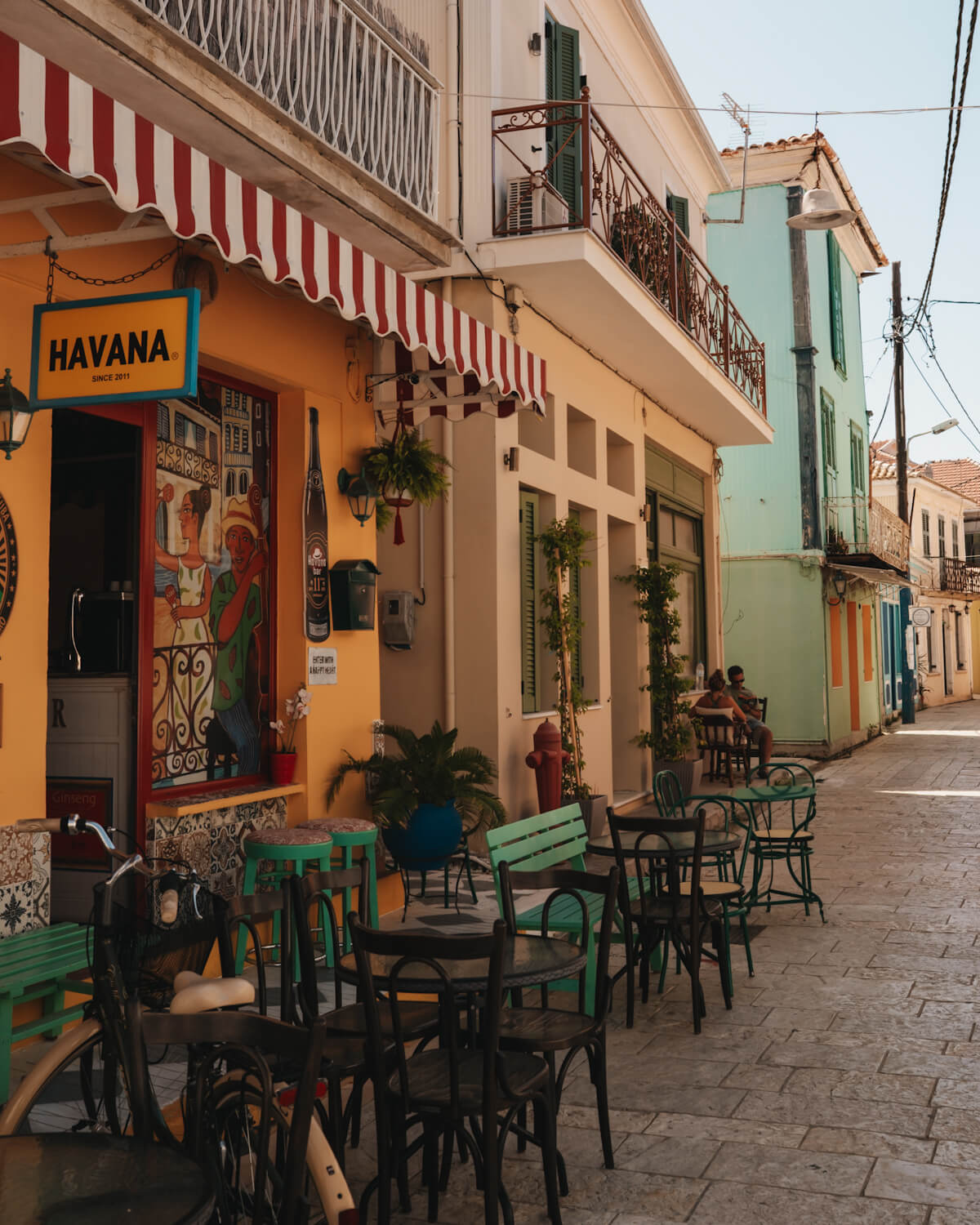 In den Gassen von Lefkada Stadt