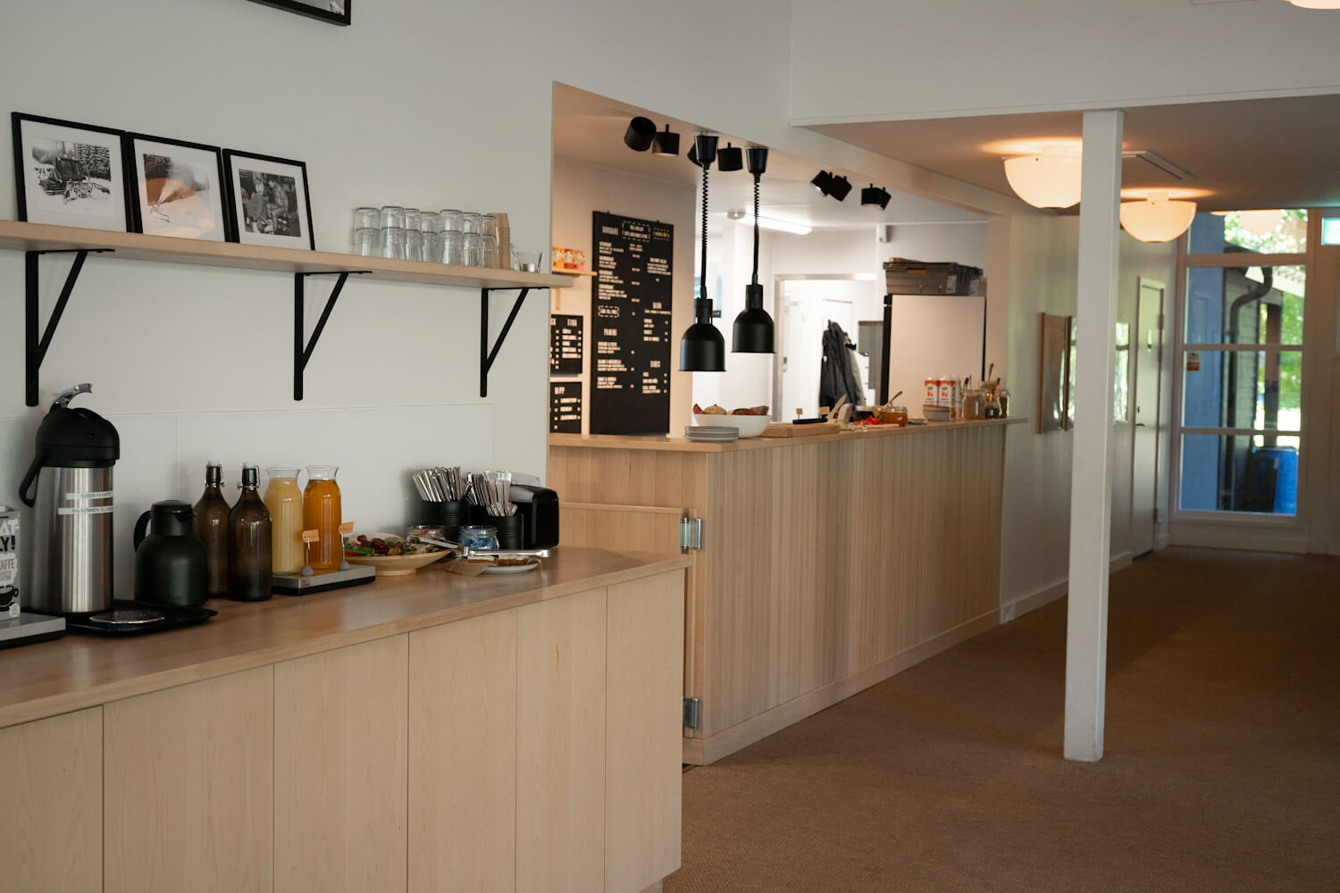 Frühstück im Kungsbygget Äventyrspark in Halland