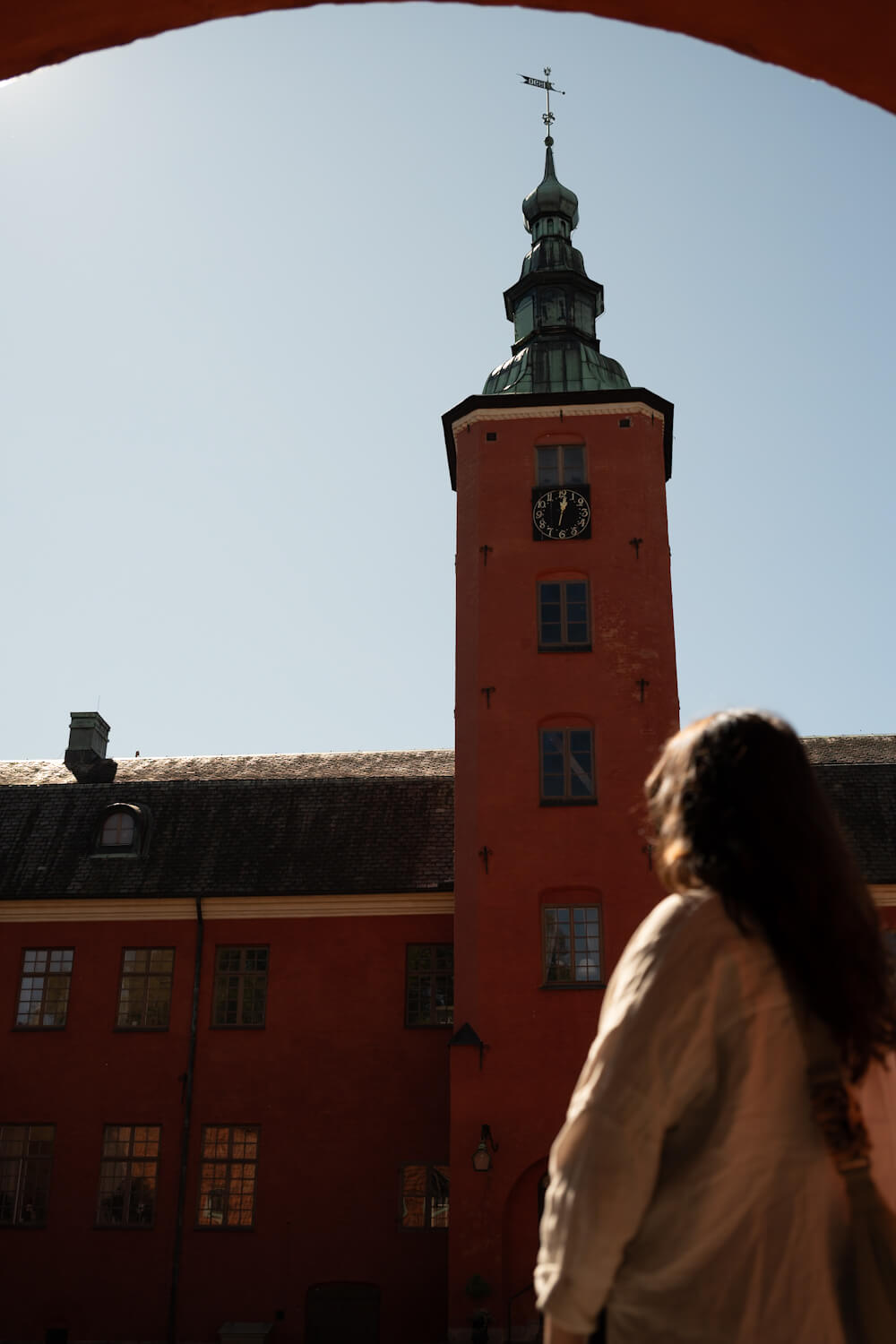 Das Schloss Halmstad in Halland