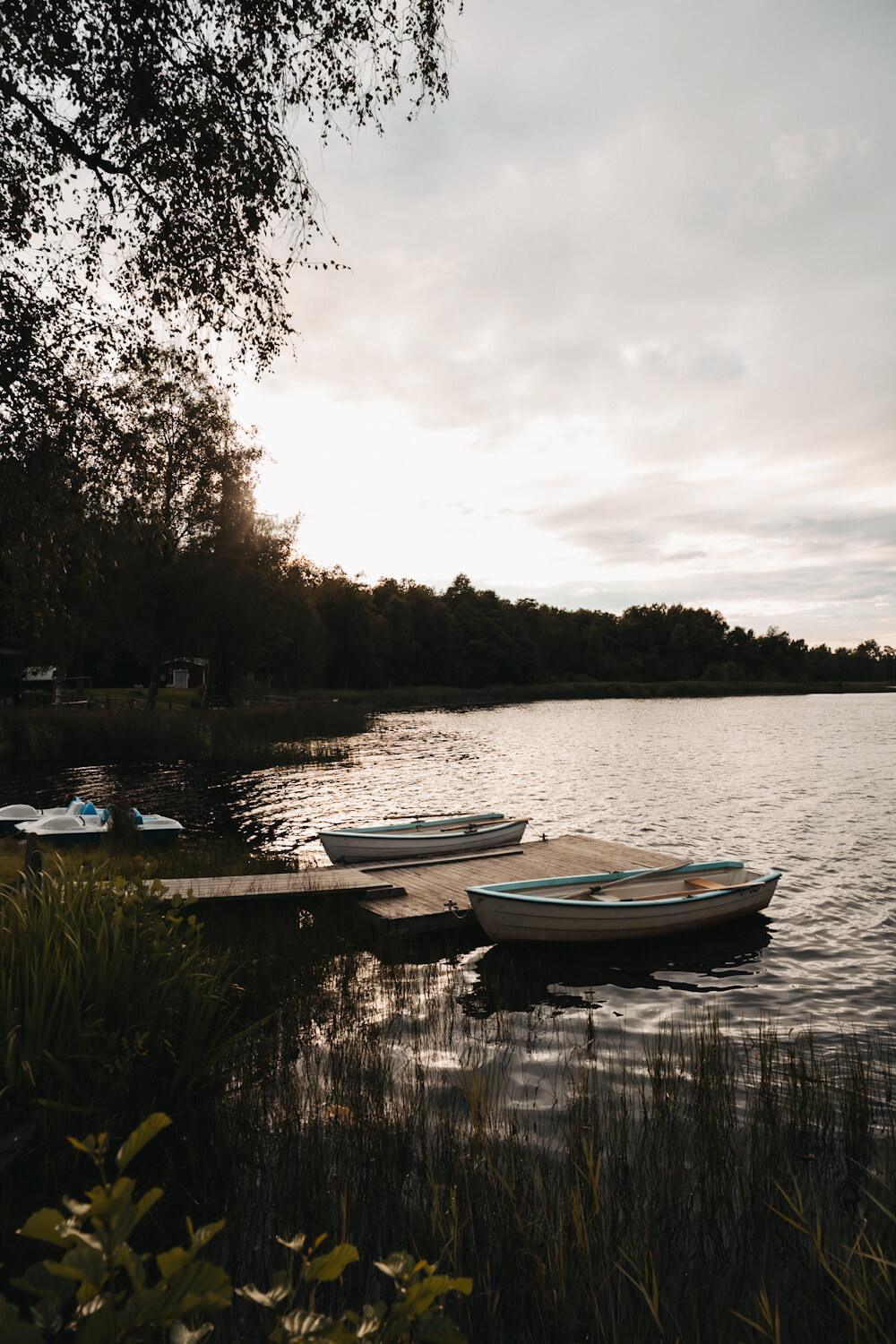 Abendstimmung am See in Halland