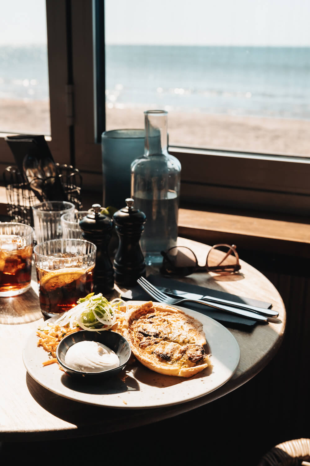 Lunch im Ocean Hotel in Halland