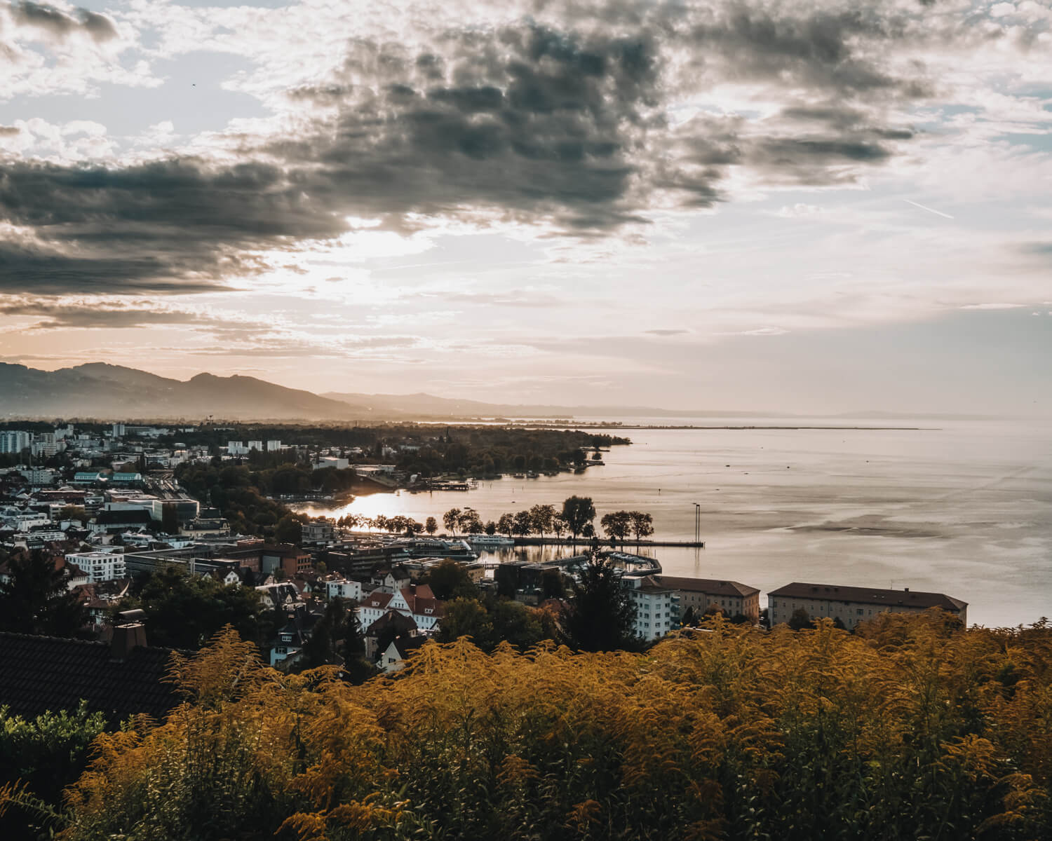 Ausblick auf Bregenz vom Pfänder