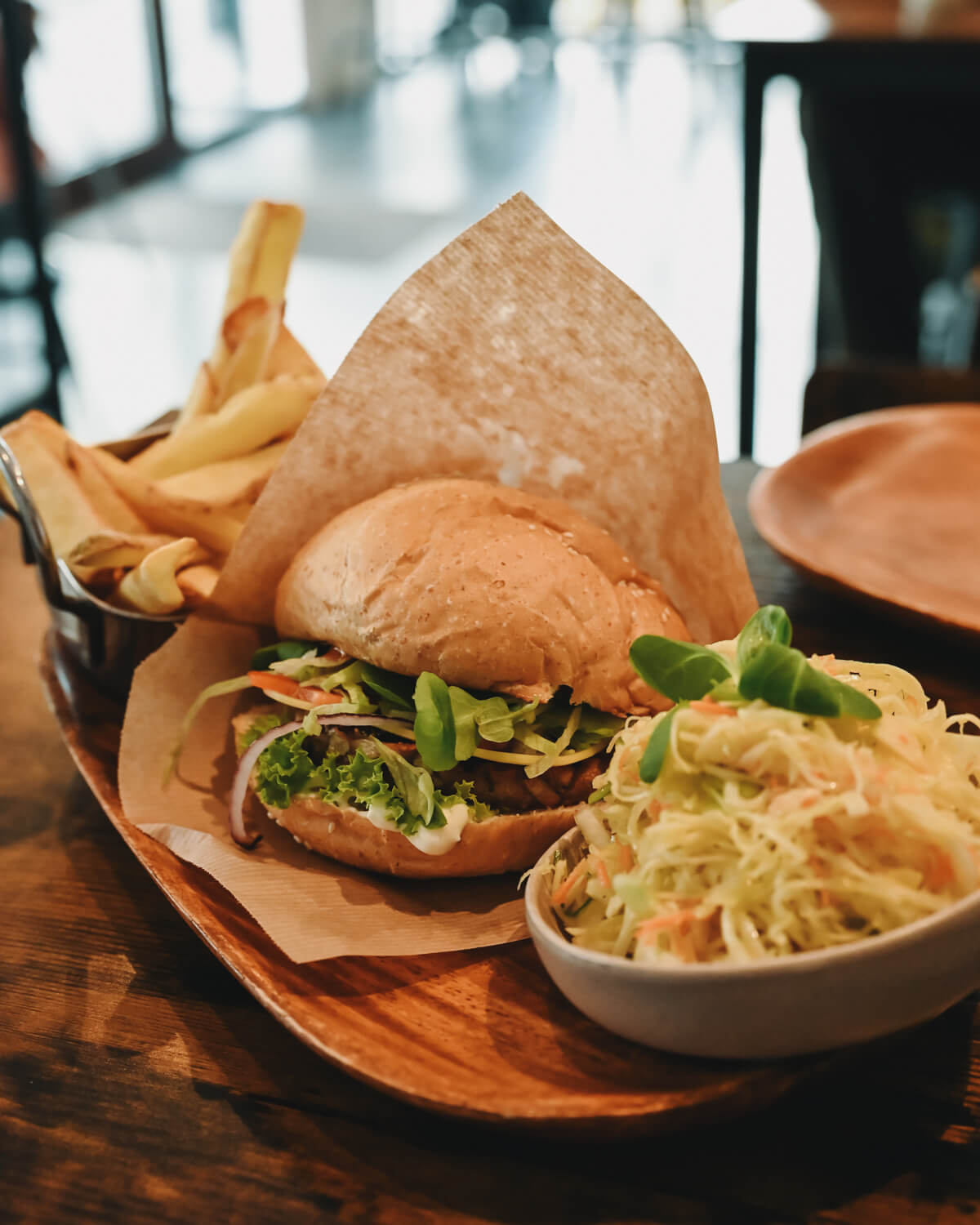 Mongol Vegan Burger in Dornbirn