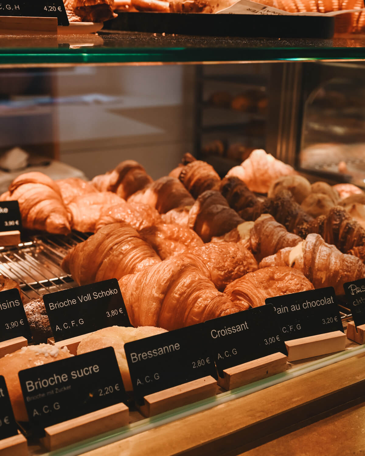 Croissants in der Copain French Bakery
