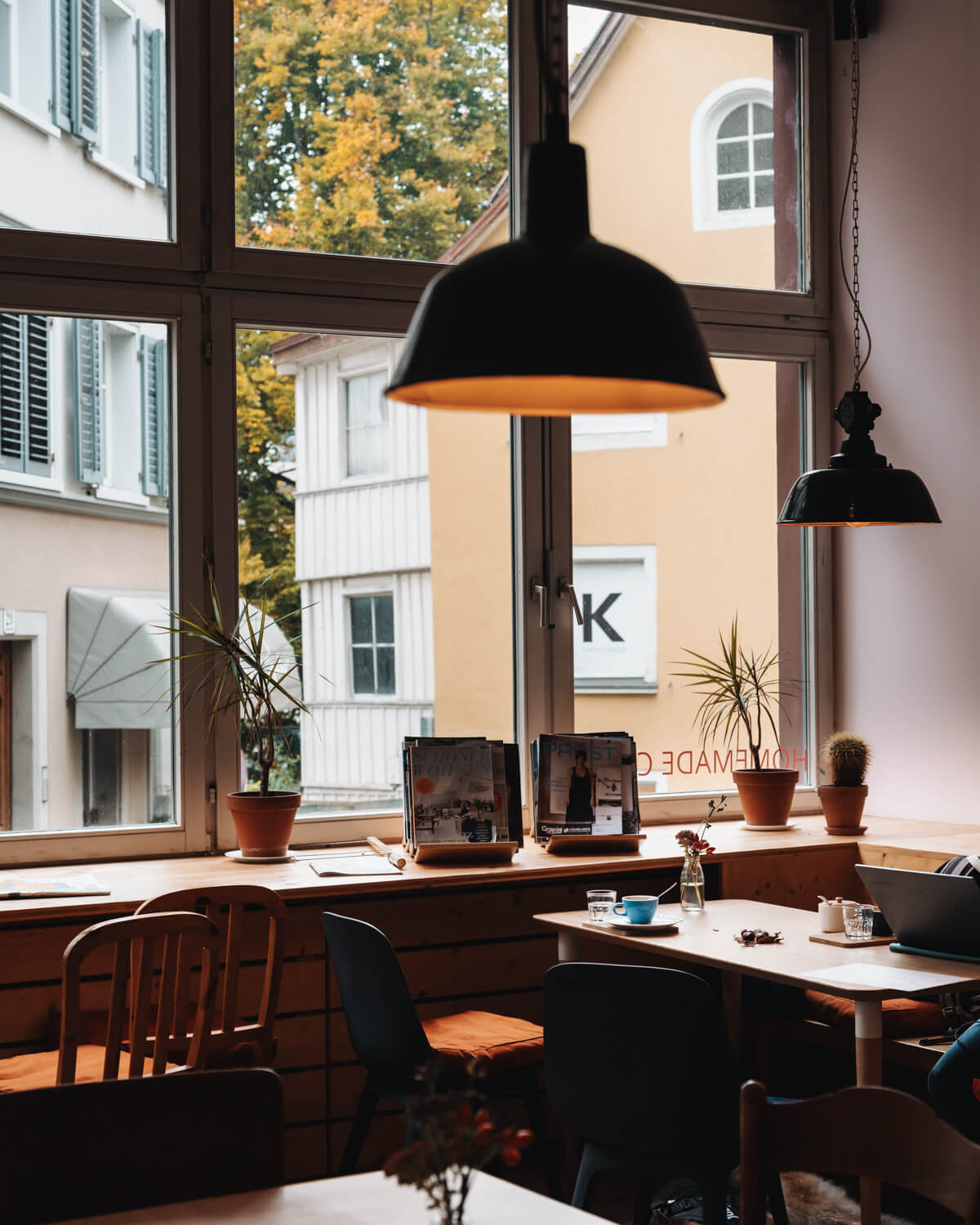 Herbst im Café Bahi in Bregenz