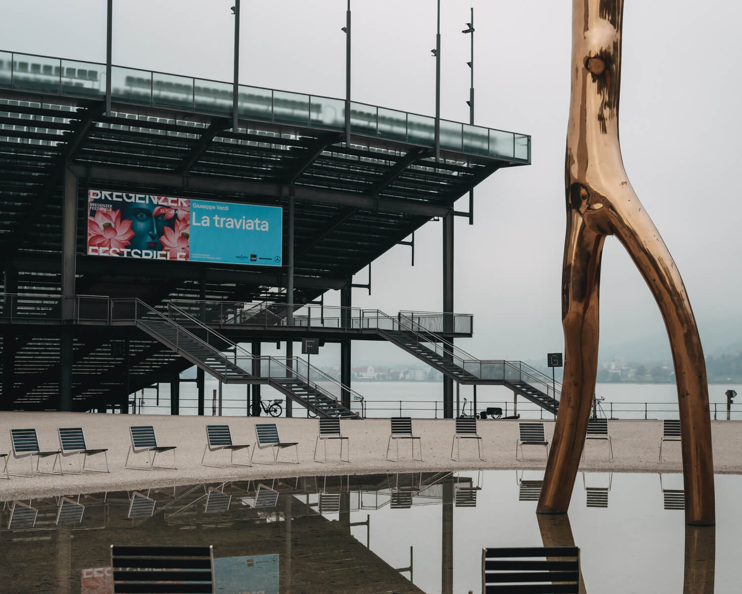 Tribüne der Bregenzer Festspiele