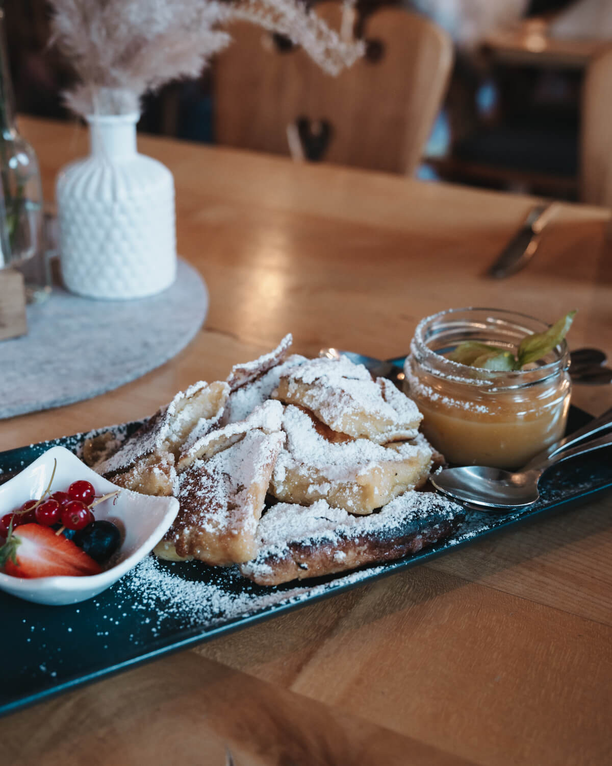 Der beste Kaiserschmarren in der Rufana Alp im Brandnertal