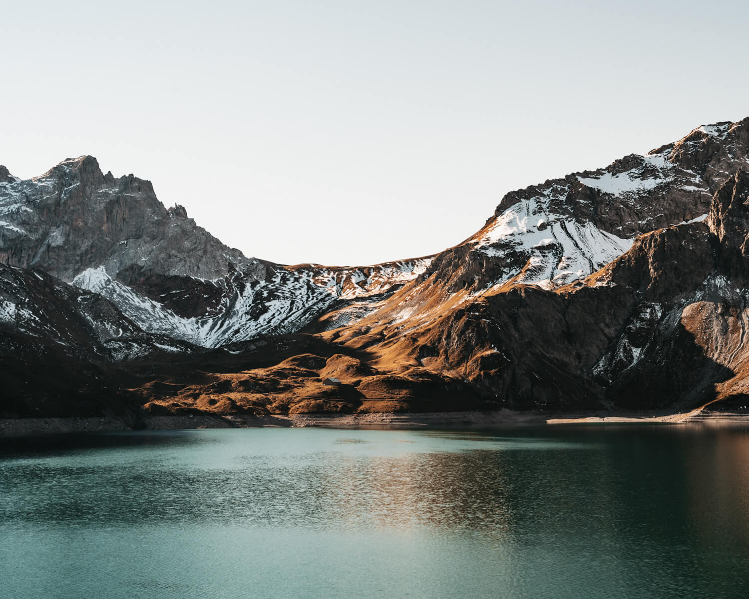 Der Lünersee in Österreich