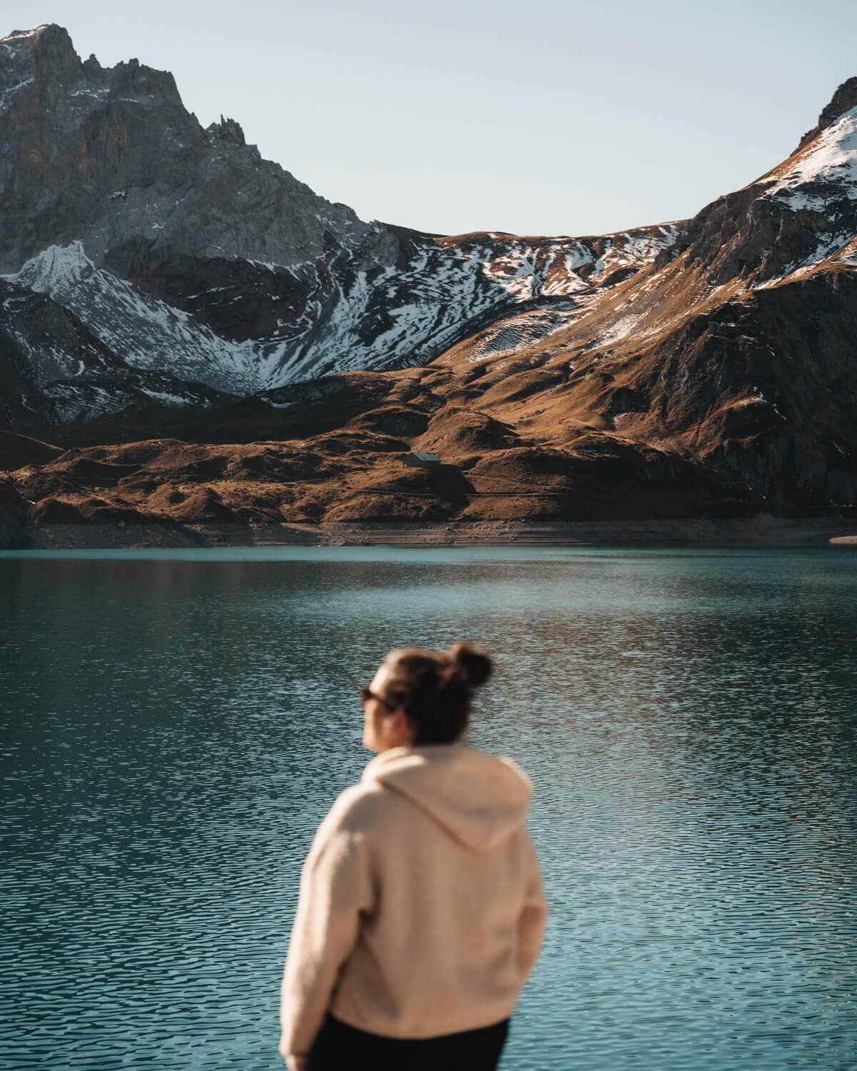 Der Lünersee im Brandnertal in Vorarlberg