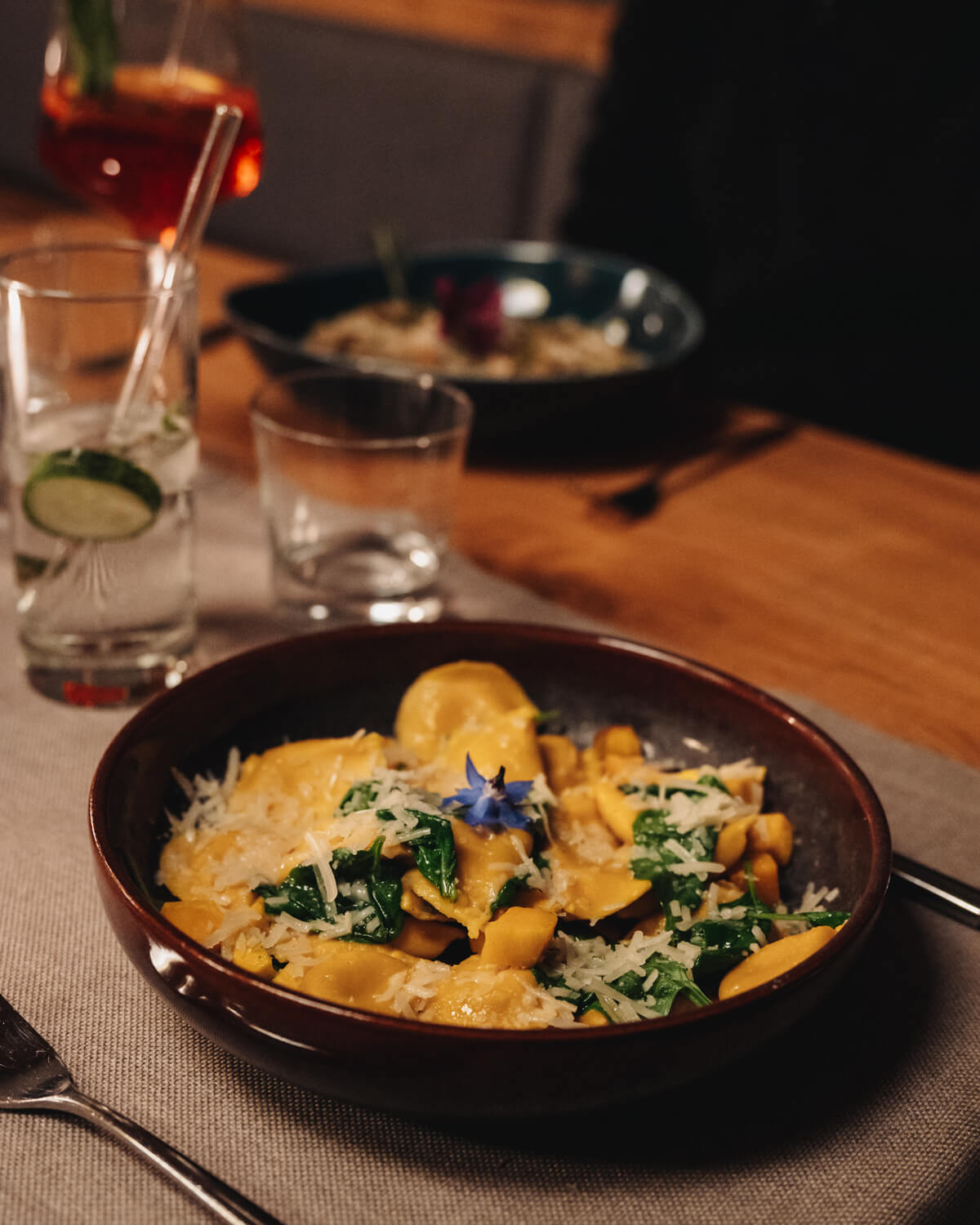 Dinner im Restaurant Gufer 55 im Brandnertal