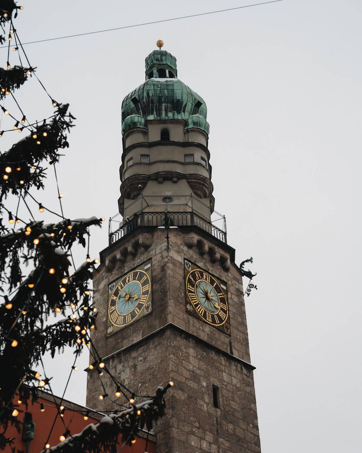 Der Stadtturm von Innsbruck