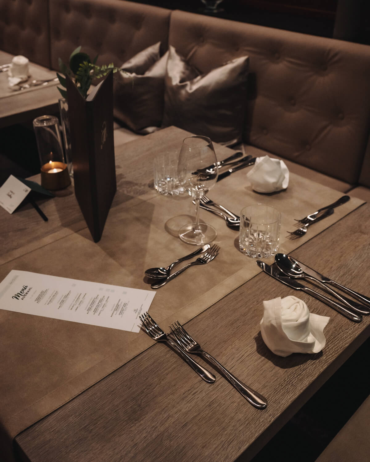 Dinner im Mooshaus Winterresort in Kühtai