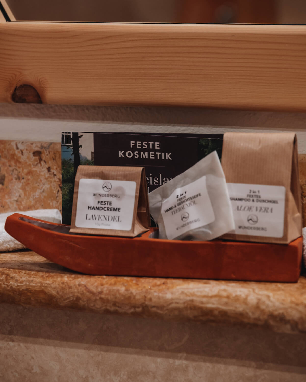 Feste nachhaltige Kosmetik in der Ecologie Grundlsee im Ausseerland