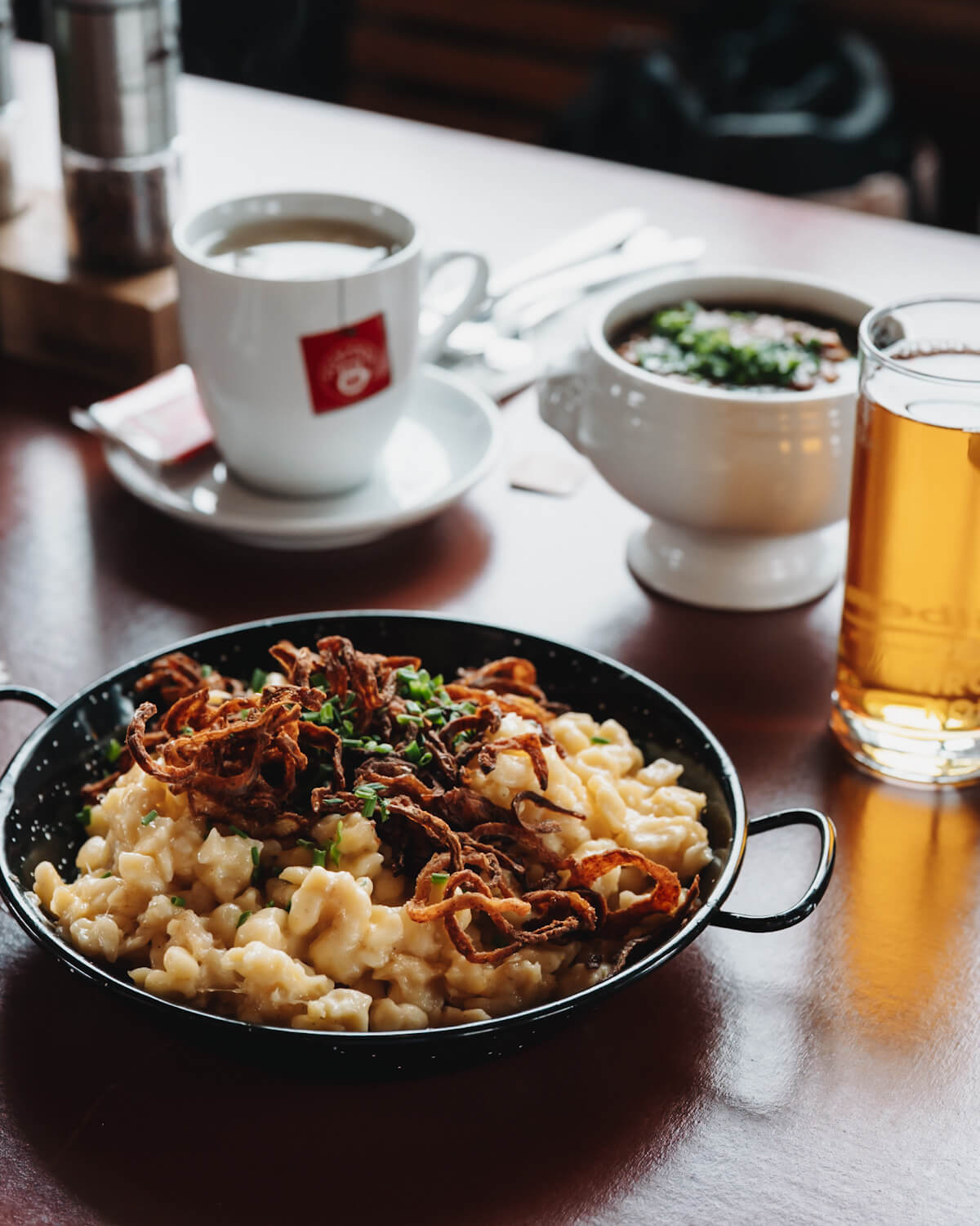 Käsespätzle in der Loseralm