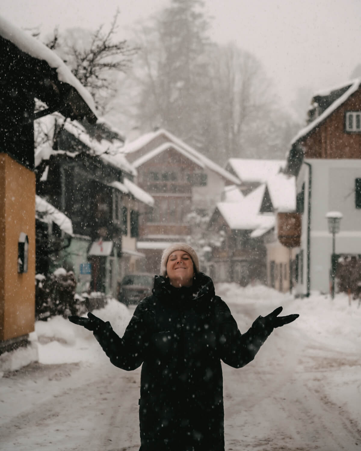 Unterwegs im verschneiten Altaussee