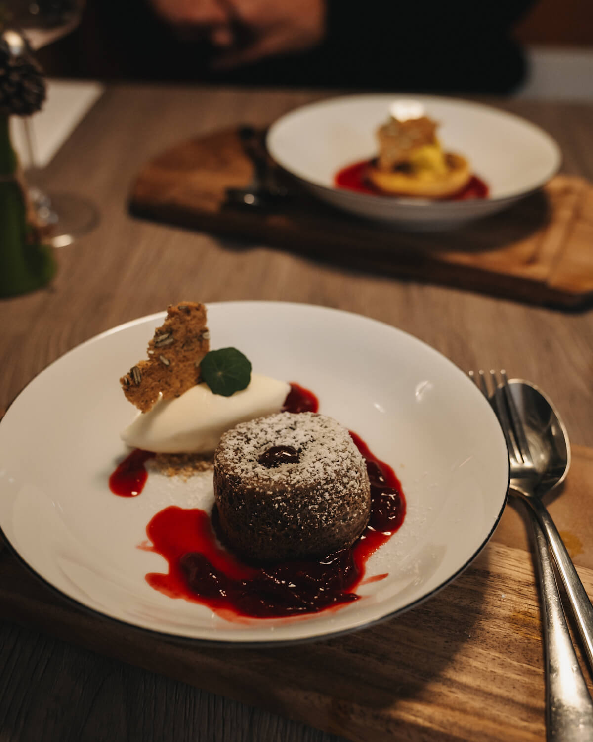 Dessert im Refugium am See 