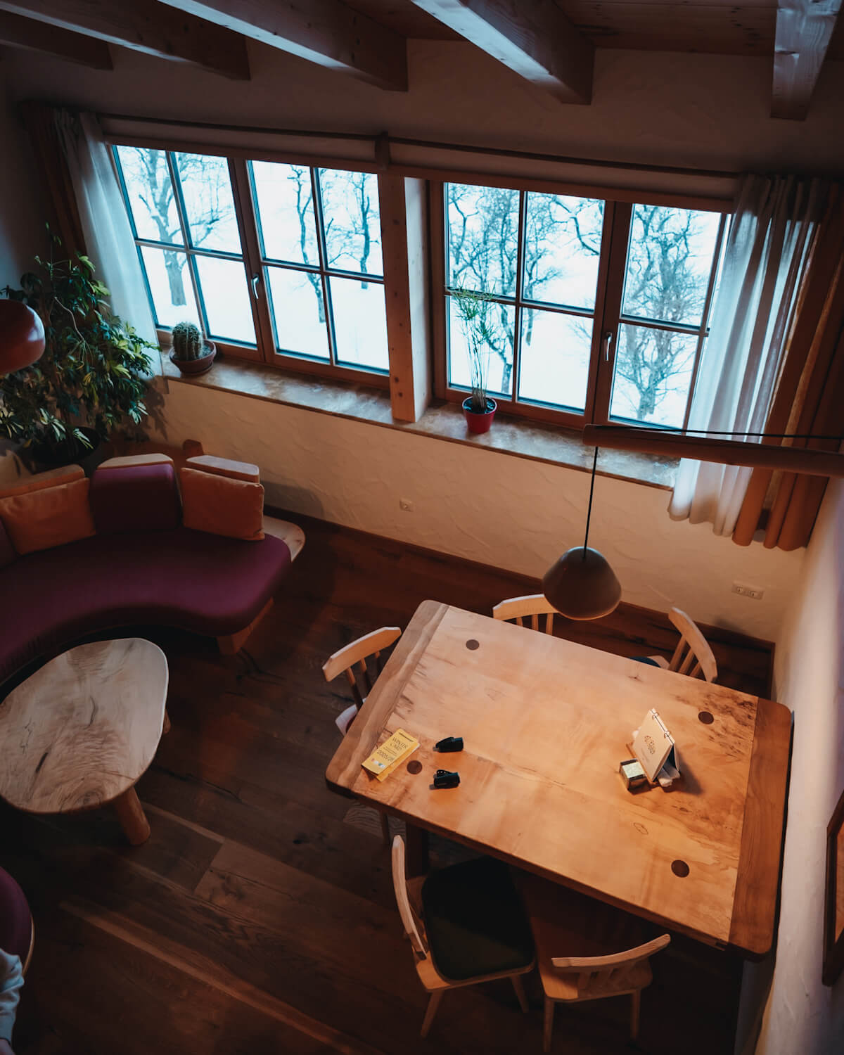 Wohnbereich in der  Ecologie Grundlsee 